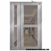 Алюминиевая противопожарная дверь ПМ-400