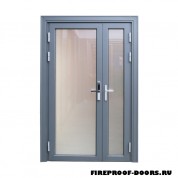 Алюминиевая противопожарная дверь ДПМ-407