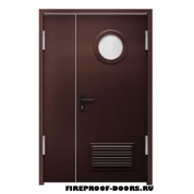 Полуторная противопожарная дверь ДПМ-427