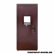 Противопожарная дверь с окном ДПМ-572