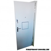 Противопожарная дверь с окном ДПМ-583