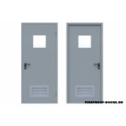 Противопожарная дверь с вентиляционной решеткой ДПМ-593