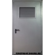 Противопожарная дверь с вентиляционной решеткой ДПМ-595